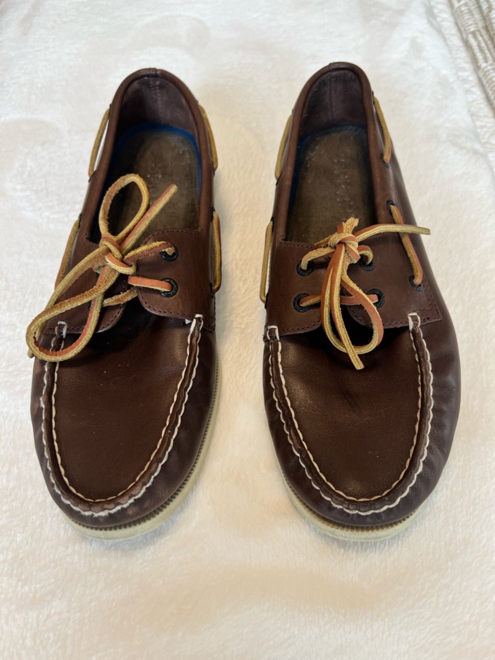 Sperry Brown Leather Boat Shoe 10.5M